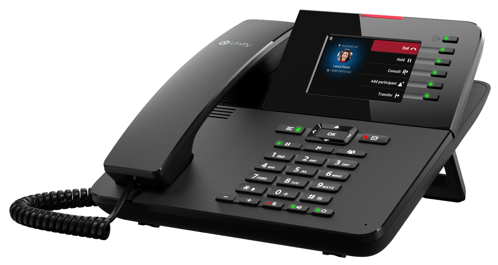 OpenScape CP410 business IP desk phone for OpenScape Business environments