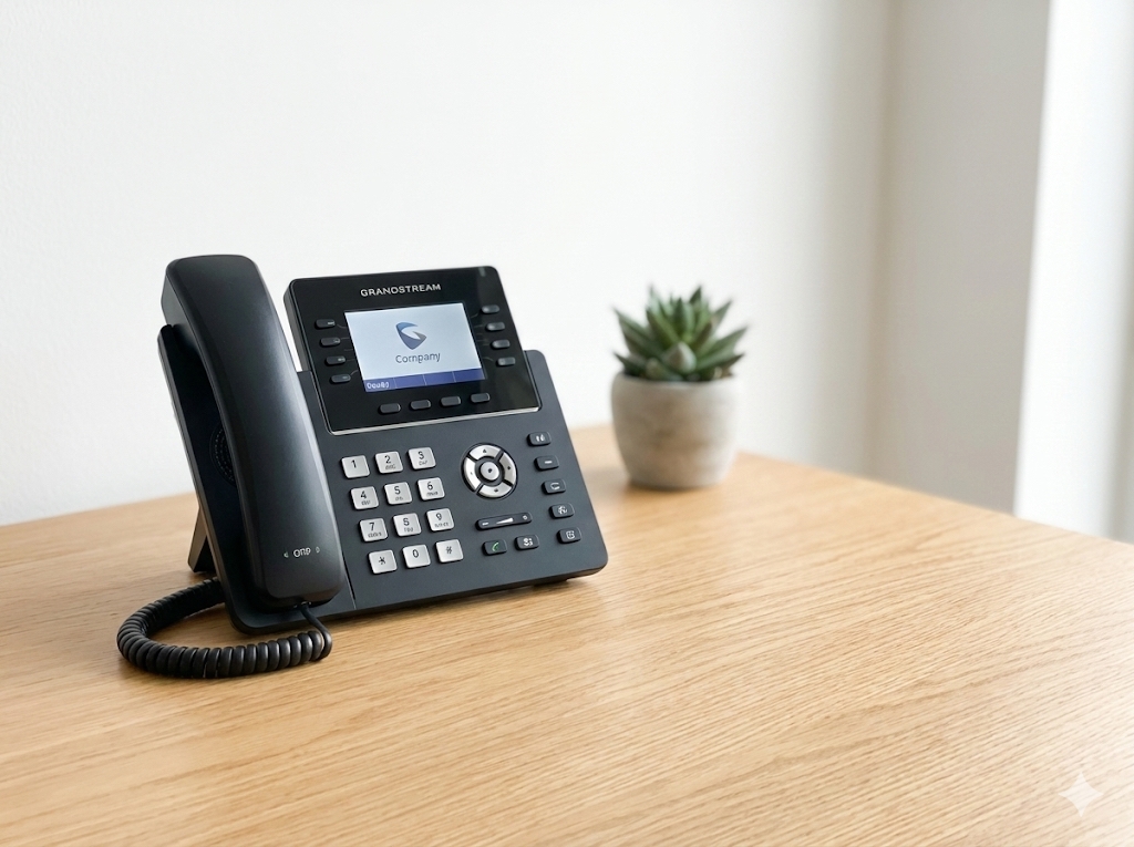 Grandstream Authorized Reseller in Pakistan IP Phone on a table