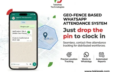 VOIP Hardware Online Shop Pakistan | TekkPak Blog 3 WhatsApp Attendance System: Geofenced Clock-In & Clock-Out